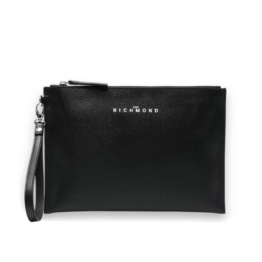 Pouch Uomo Richmond PELLE NERO