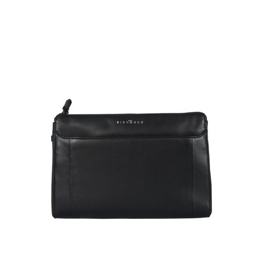 Pouch Uomo Richmond PELLE NERO