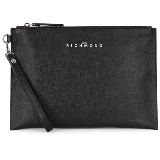 Pouch Uomo Richmond PELLE NERO