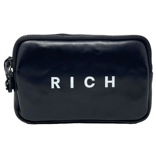 Pouch Uomo Richmond PELLE NERO