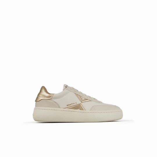 Sneakers Donna Smith X OFF WHITE-LT GOLD