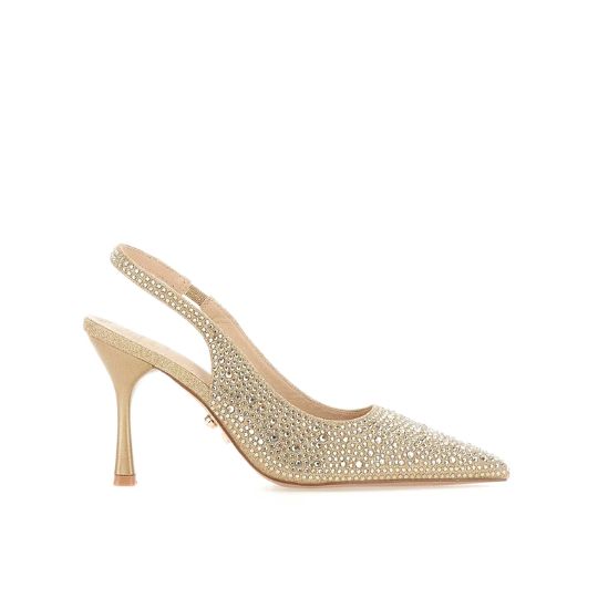 Slingback Donna Tacco Alto Twentyfourhaitch  ORO