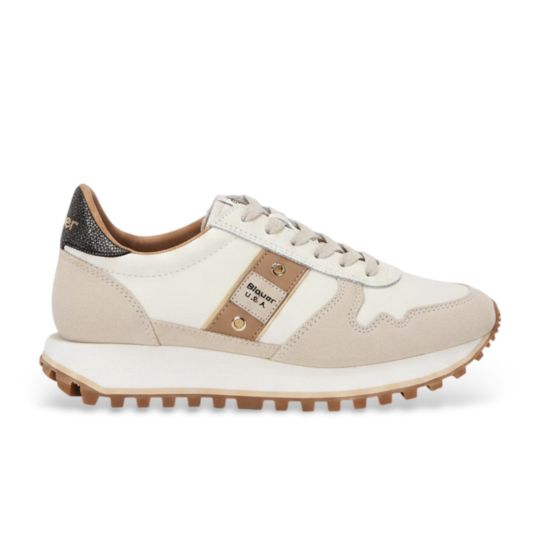 Sneakers Donna Blauer CREAM-BLACK