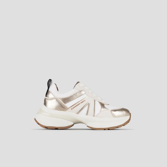 Sneakers Donna Alexander Smith WHITE-GOLD