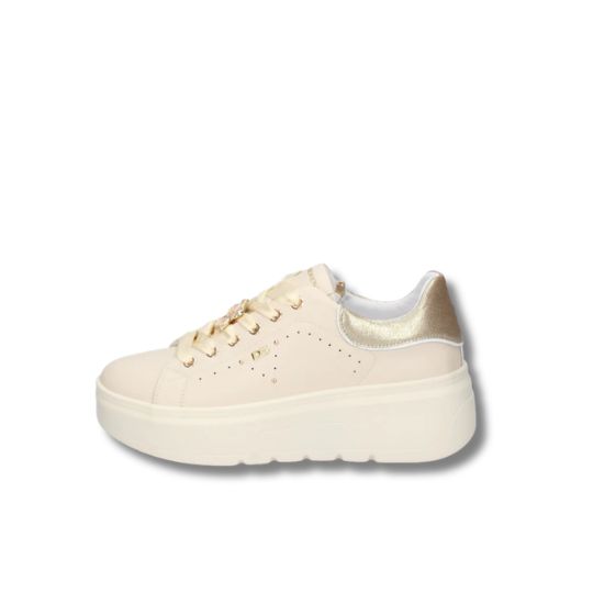 Sneakers Donna Donna Serena BEIGE-PLATINO