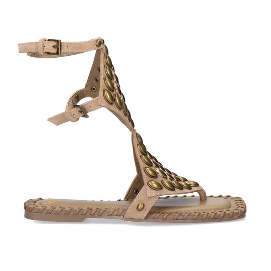 Sandalo Basso Donna Exé SUEDE BEIGE