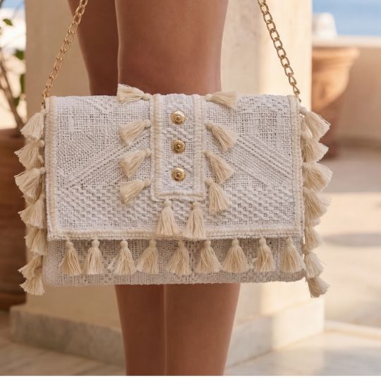 Clutch Donna Sorena CHIARA SABBIA-BEIGE