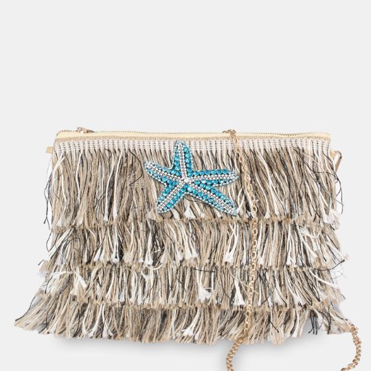 Clutch Donna Sorena ASTERIAS CLUTCH  BROWN