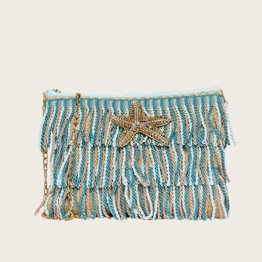 Clutch Donna Sorena ASTERIAS CLUTCH BLUE