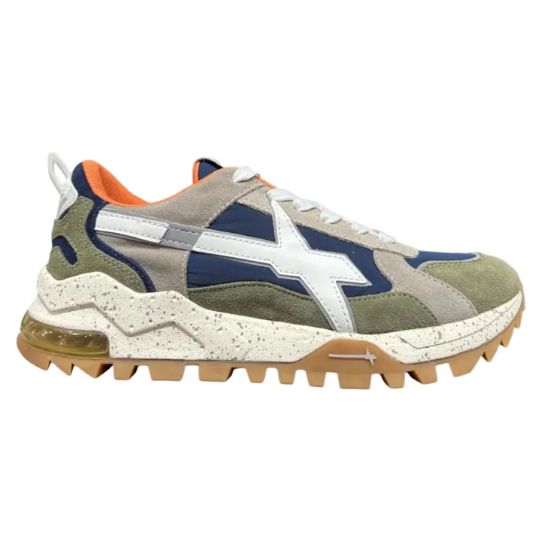 Sneakers W6YZ Militare+Azure+Taupe