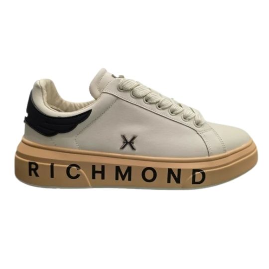 Sneakers Richmond Parlato Off White-Beige