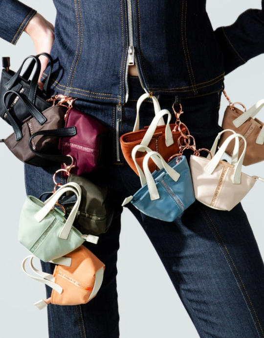 Mini Lauren Portachiavi in Nylon Alexander Smith