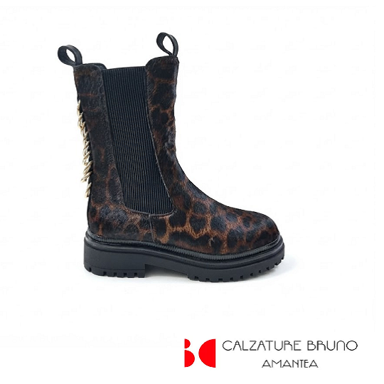 Stivaletto Animalier da Donna in Cavallino Apepazza